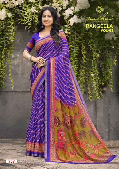 Rangeela Vol 2 Kashvi Creation Sarees Wholesale Rate