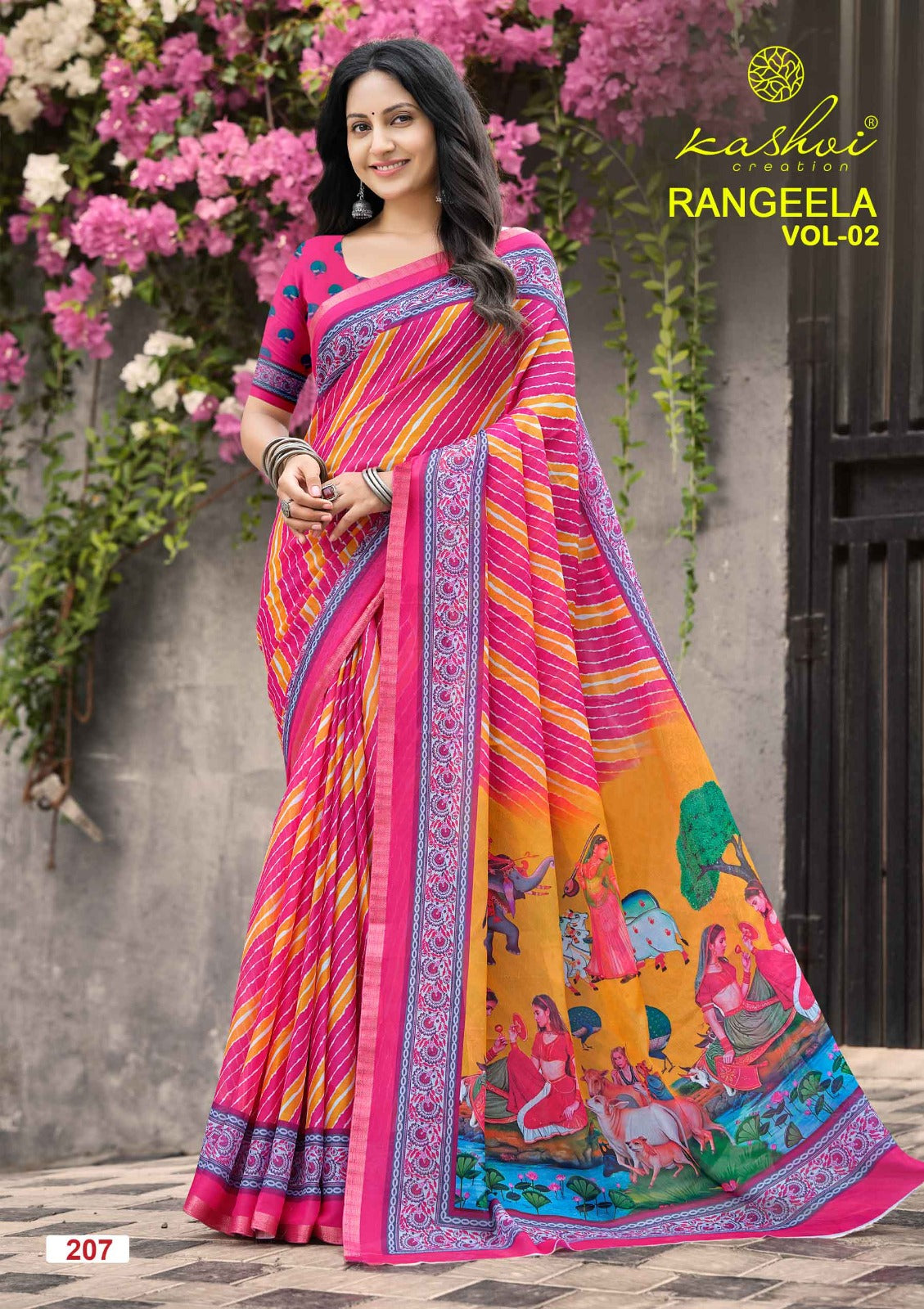 Rangeela Vol 2 Kashvi Creation Sarees Wholesale Rate