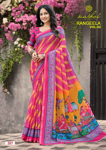 Rangeela Vol 2 Kashvi Creation Sarees Wholesale Rate