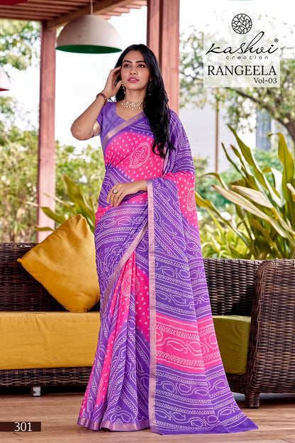 Rangeela Vol 3 Kashvi Creation Dull Moss Sarees Supplier Gujarat