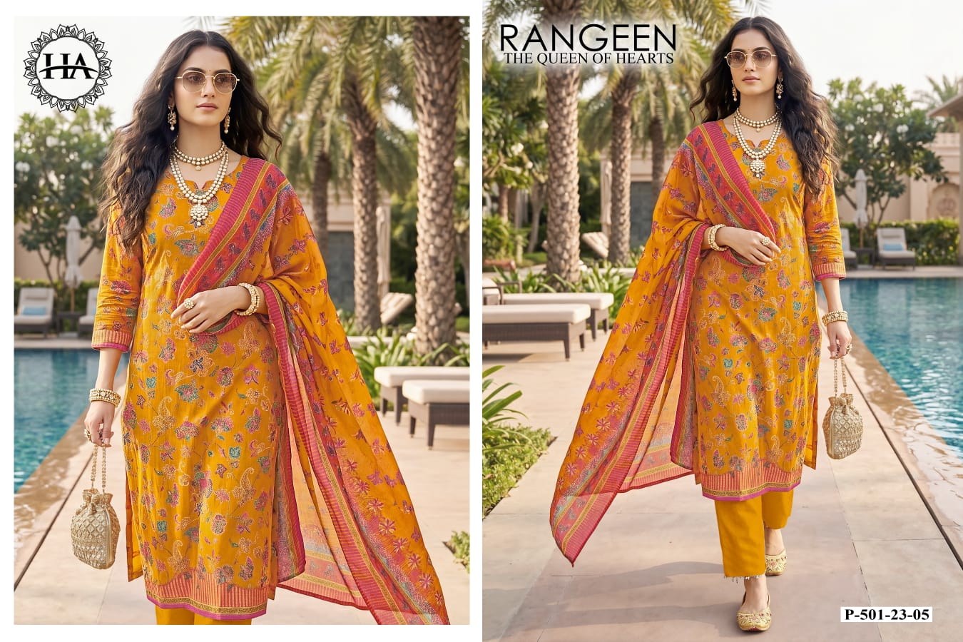 Rangeen Harshit Fashion Zam Karachi Salwar Suits Exporter Gujarat