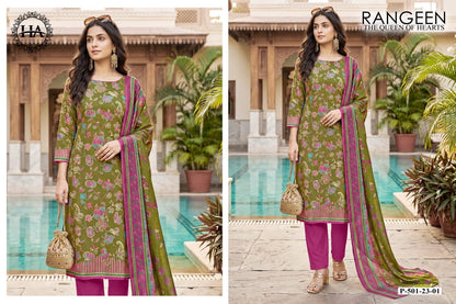 Rangeen Harshit Fashion Zam Karachi Salwar Suits Exporter Gujarat