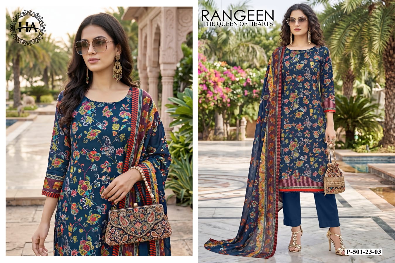 Rangeen Harshit Fashion Zam Karachi Salwar Suits Exporter Gujarat