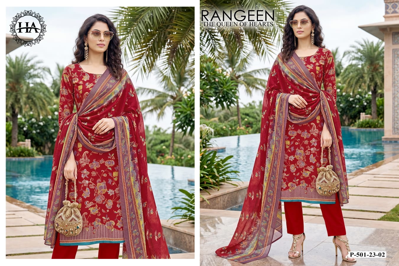 Rangeen Harshit Fashion Zam Karachi Salwar Suits Exporter Gujarat
