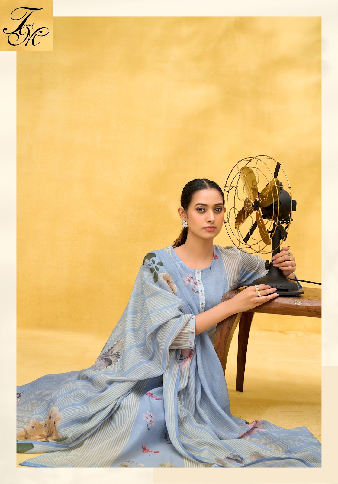 Rangeen Retro Tm Mal Chanderi Pant Style Suits Wholesaler Ahmedabad