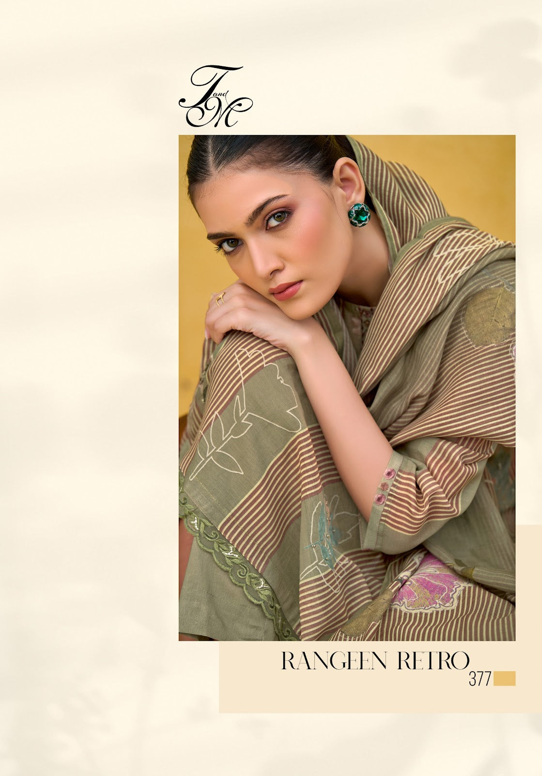 Rangeen Retro Tm Mal Chanderi Pant Style Suits Wholesaler Ahmedabad
