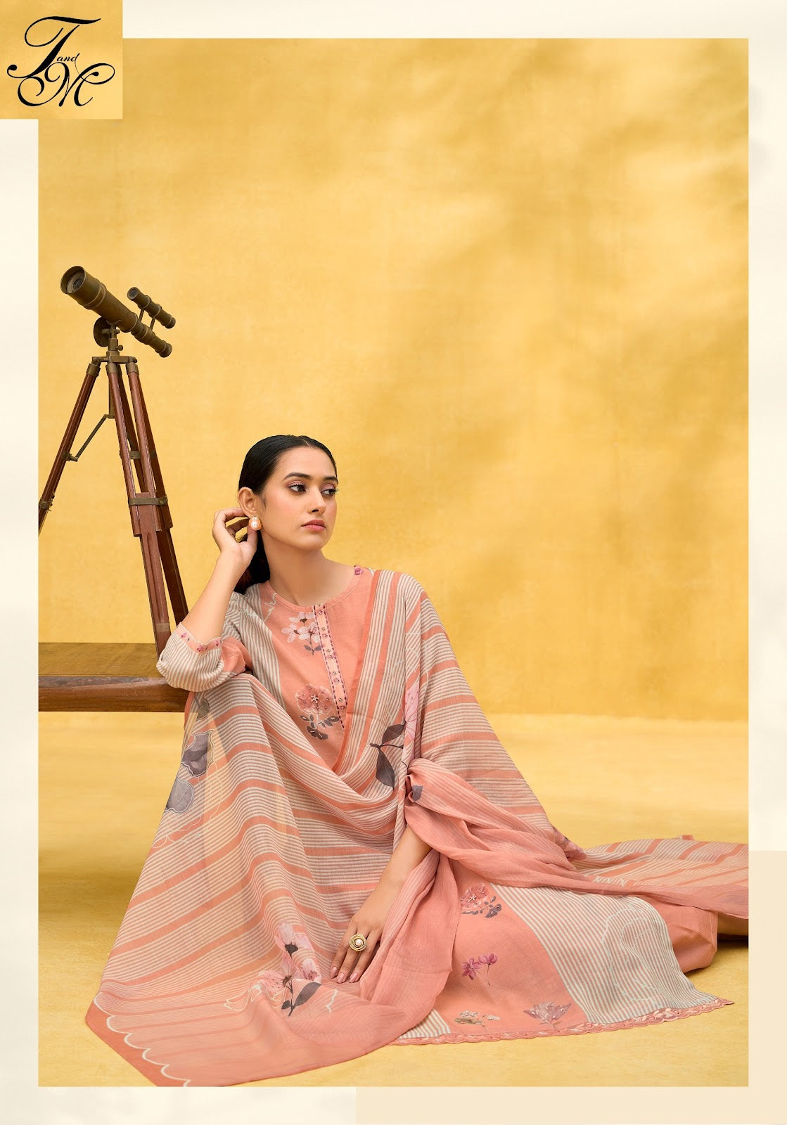 Rangeen Retro Tm Mal Chanderi Pant Style Suits Wholesaler Ahmedabad