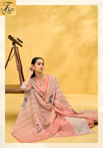 Rangeen Retro Tm Mal Chanderi Pant Style Suits Wholesaler Ahmedabad