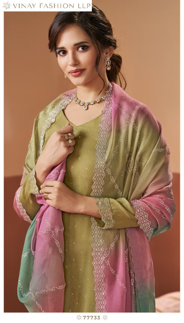 Ranggatt Kuleesh Vinay Fashion Llp Silk Pant Style Suits Wholesaler Ahmedabad