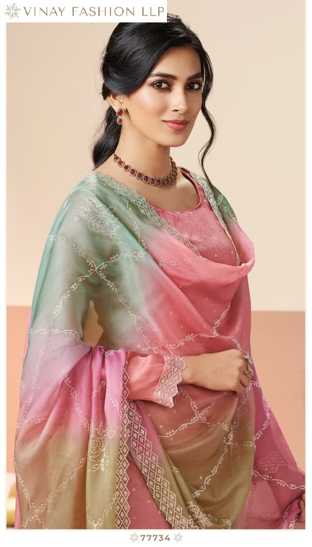 Ranggatt Kuleesh Vinay Fashion Llp Silk Pant Style Suits Wholesaler Ahmedabad