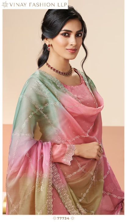 Ranggatt Kuleesh Vinay Fashion Llp Silk Pant Style Suits Wholesaler Ahmedabad