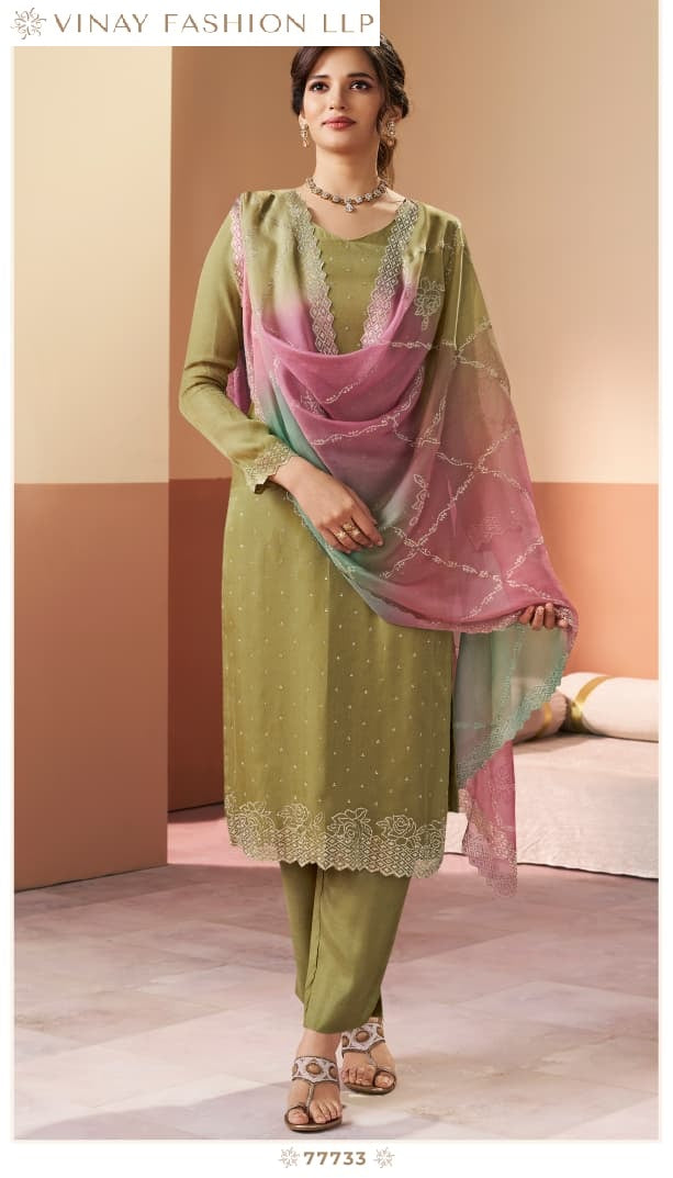 Ranggatt Kuleesh Vinay Fashion Llp Silk Pant Style Suits Wholesaler Ahmedabad