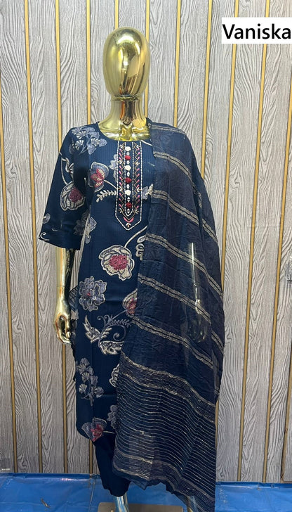 Rangila Vaniska Berlin Readymade Pant Style Suits Wholesaler Ahmedabad