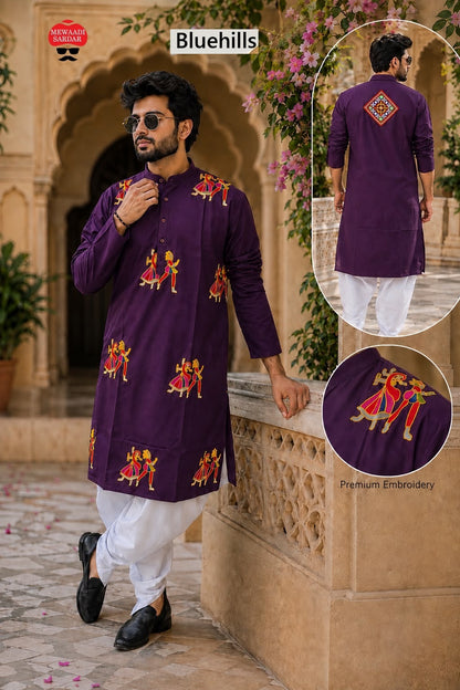 Rangilo Vol 1 Bluehills Cotton Mens Kurta Pajama Exporter India