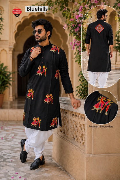 Rangilo Vol 1 Bluehills Cotton Mens Kurta Pajama Exporter India