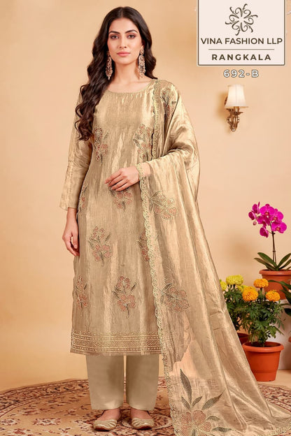 Rangkala Kuleesh Vinay Fashion Llp Salsa Silk Pant Style Suits Wholesale