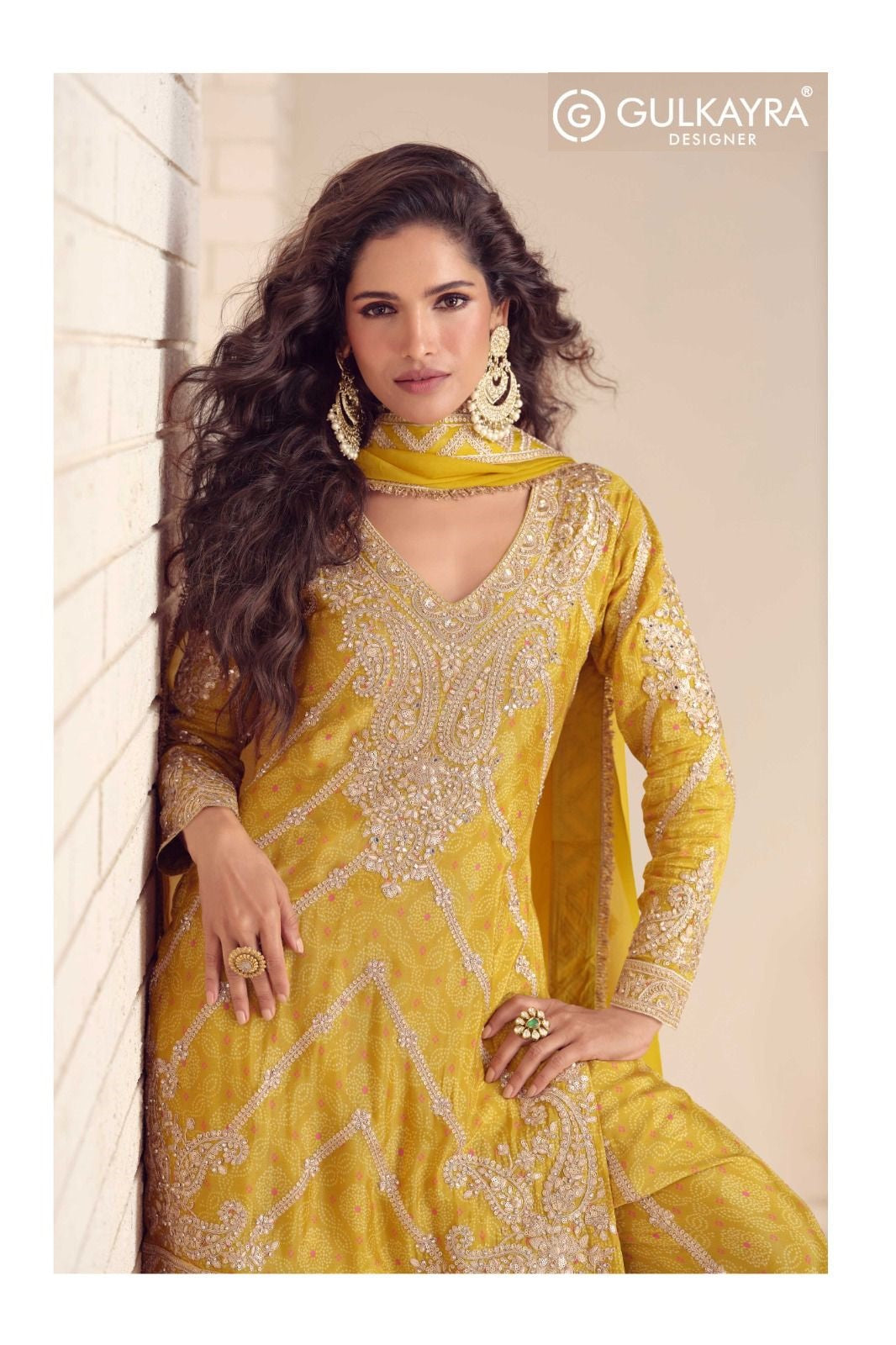 Rangoli Gulkayra Designer Chinon Readymade Plazzo Style Suits Wholesaler
