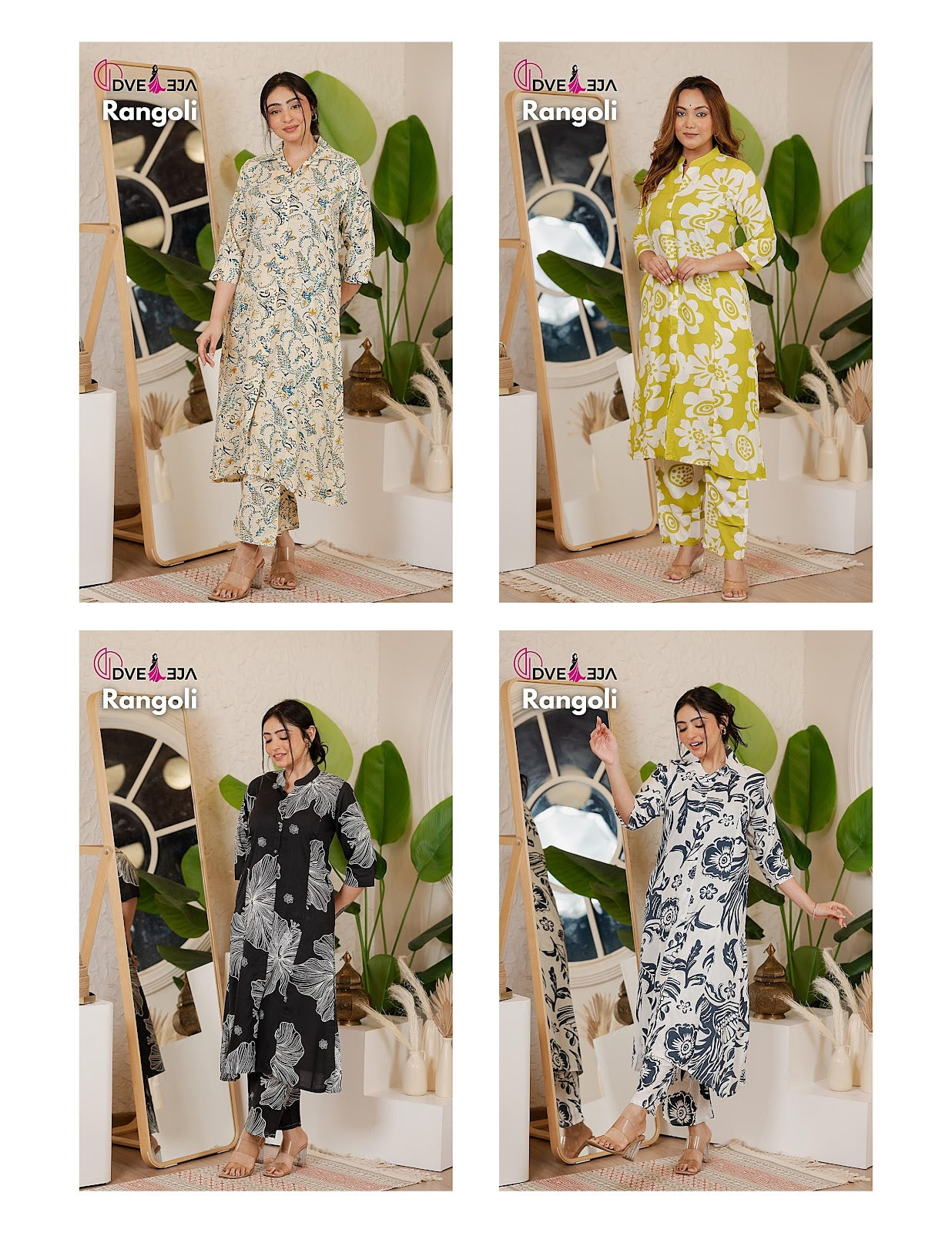 Rangoli Series 0207 Dveeja Fashion Reyon Co Ord Set Manufacturer