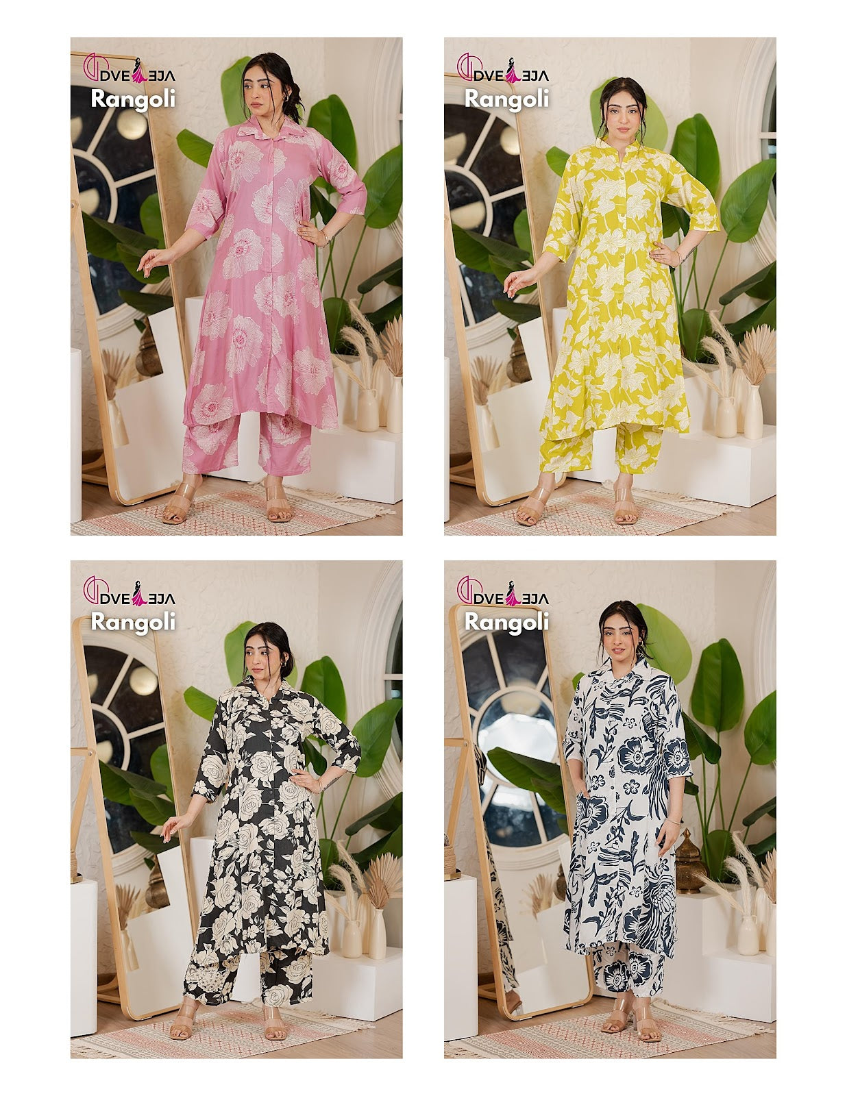 Rangoli Series 0207 Dveeja Fashion Reyon Co Ord Set Manufacturer