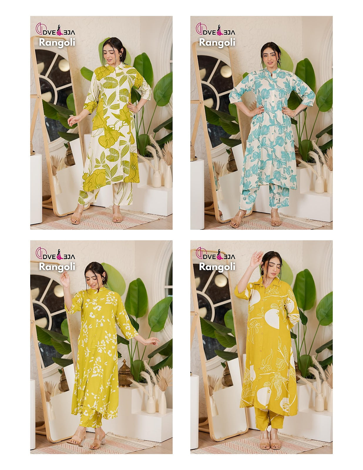 Rangoli Series 0207 Dveeja Fashion Reyon Co Ord Set Manufacturer