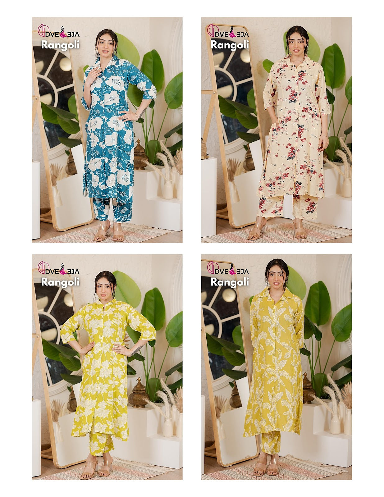 Rangoli Series 0207 Dveeja Fashion Reyon Co Ord Set Manufacturer