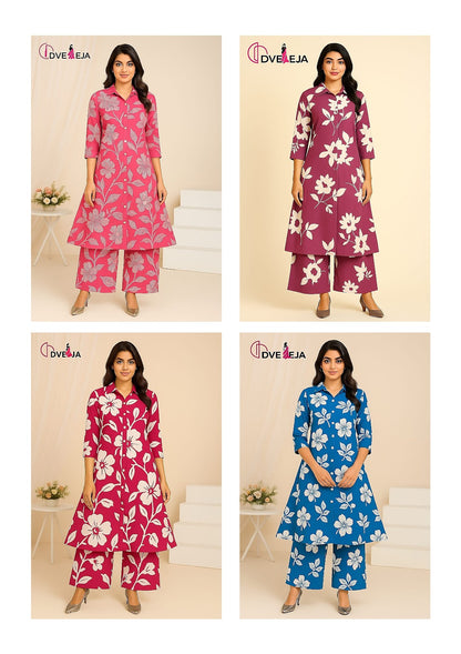 Rangoli Series Dveeja Fashion Reyon Co Ord Set Supplier Gujarat