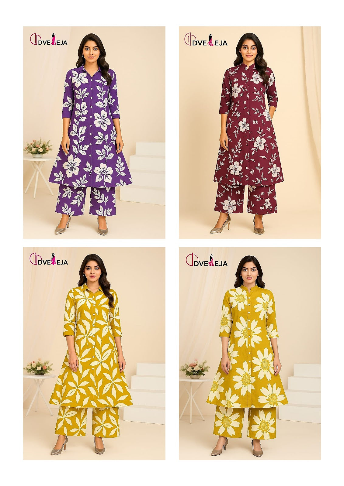 Rangoli Series Dveeja Fashion Reyon Co Ord Set Supplier Gujarat