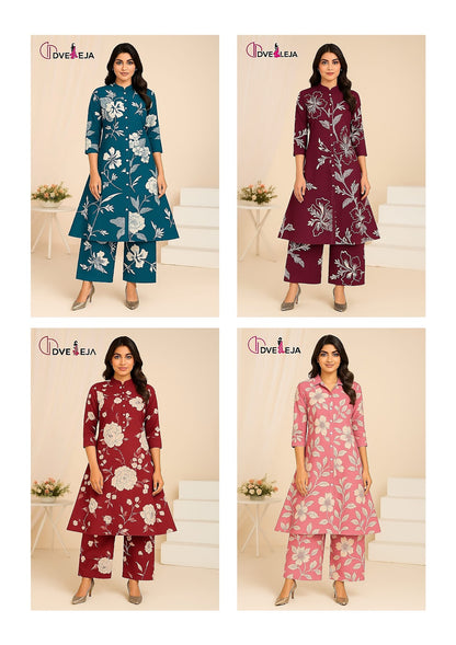 Rangoli Series Dveeja Fashion Reyon Co Ord Set Supplier Gujarat