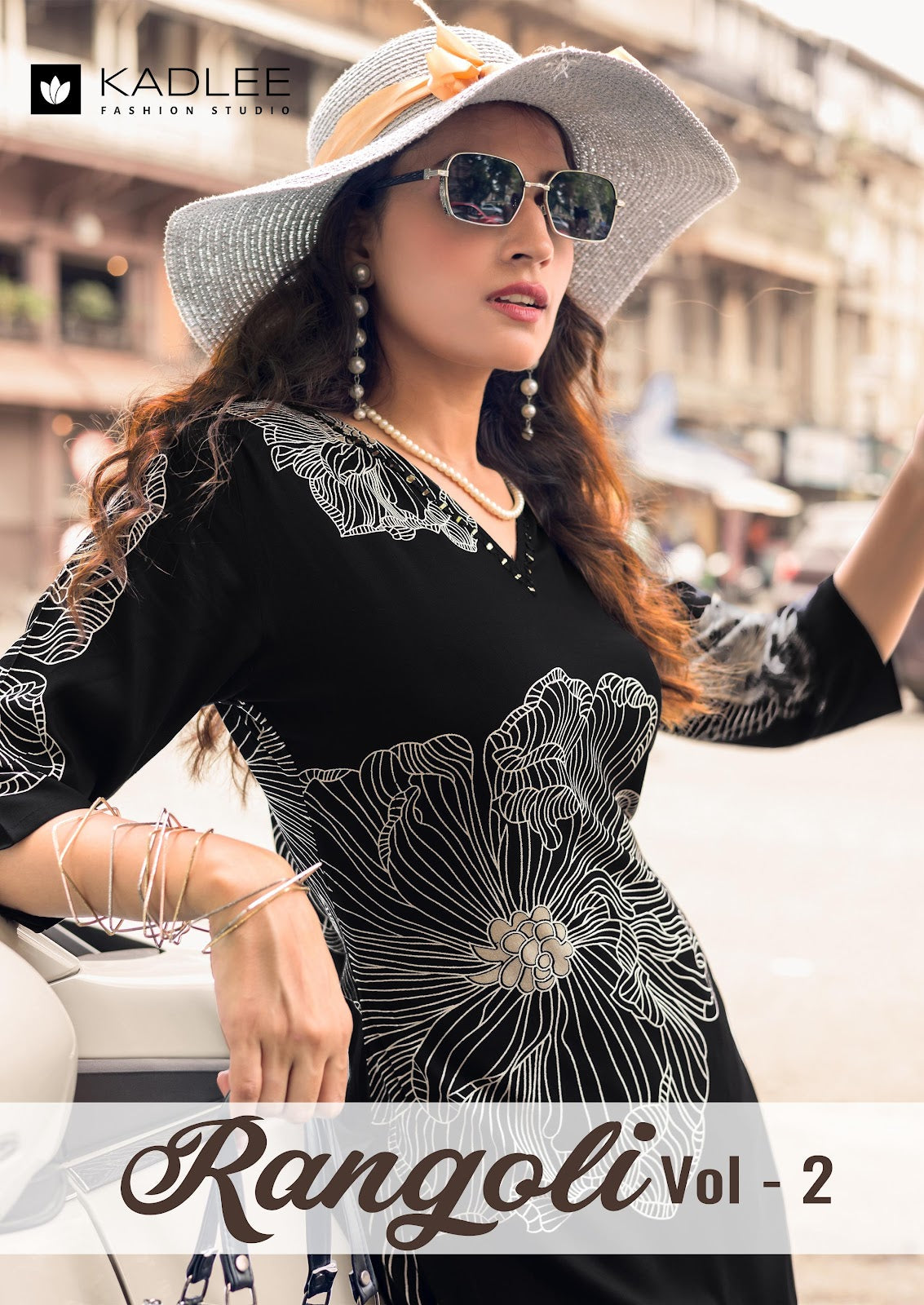 Rangoli Vol 2 Kadlee Rayon Kurti Pant Set Wholesale Price