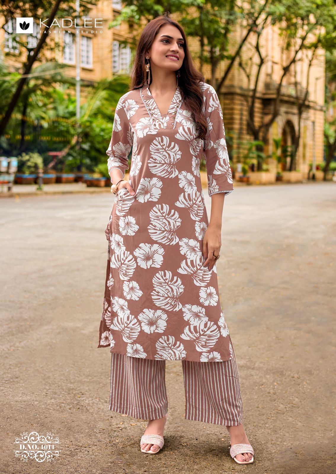 Rangoli Vol 3 Kadlee Rayon Kurti Plazzo Set Exporter India