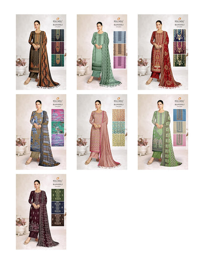 Rangoli Vol 3 Roli Moli Pashmina Suits Manufacturer