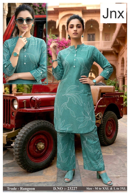 Rangoon 0306 Jnx Vertican Co Ord Set Exporter