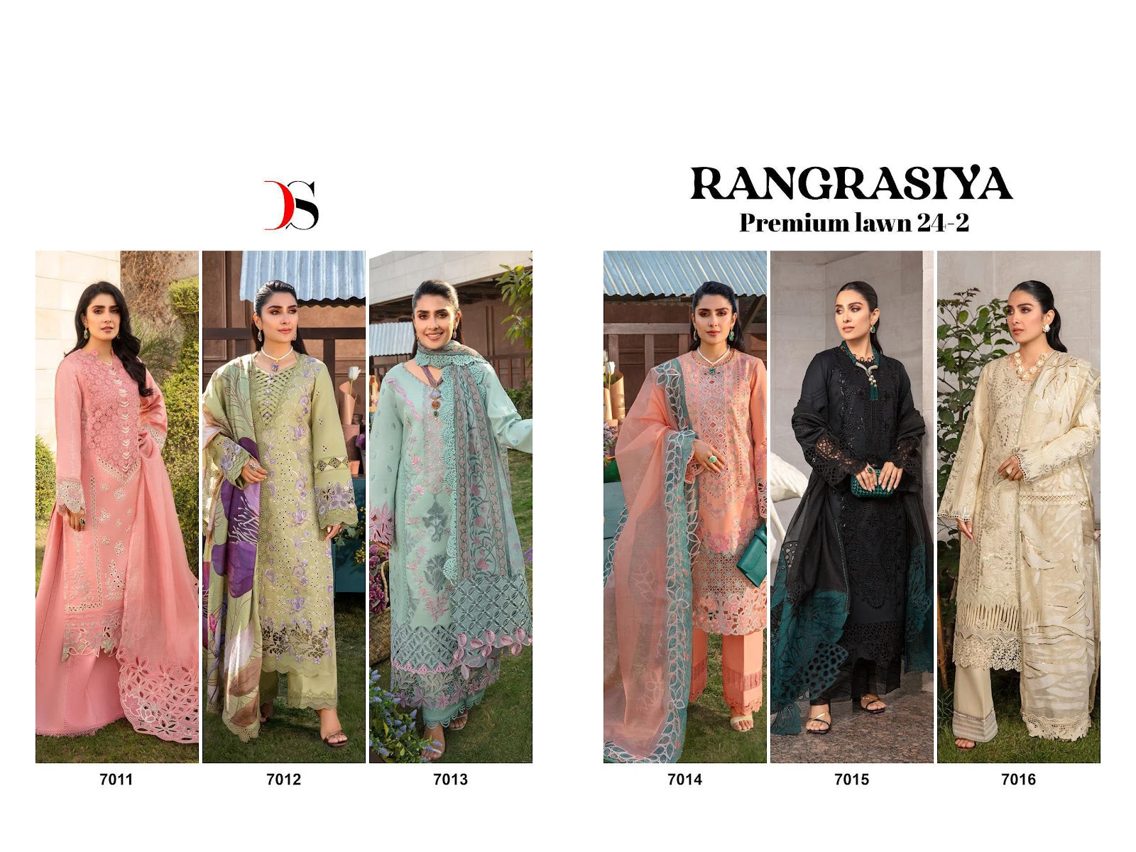 Rangrasiya 24-2 Premium Lawn Deepsy Cotton Pakistani Salwar Suits Wholesaler India