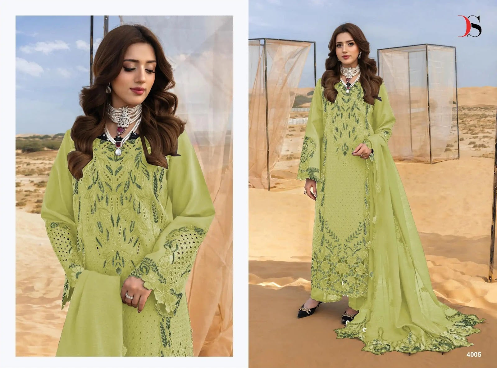 Rangrasiya 4 Premium Lawn Deepsy Cotton Pakistani Salwar Suits Wholesaler Gujarat