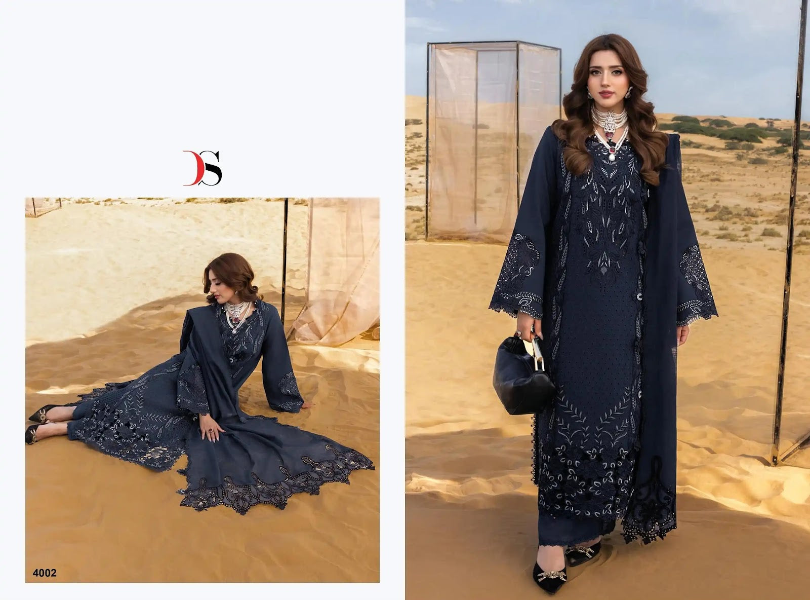 Rangrasiya 4 Premium Lawn Deepsy Cotton Pakistani Salwar Suits Wholesaler Gujarat