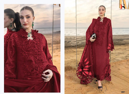 Rangrasiya 4 Premium Lawn Deepsy Cotton Pakistani Salwar Suits Wholesaler Gujarat