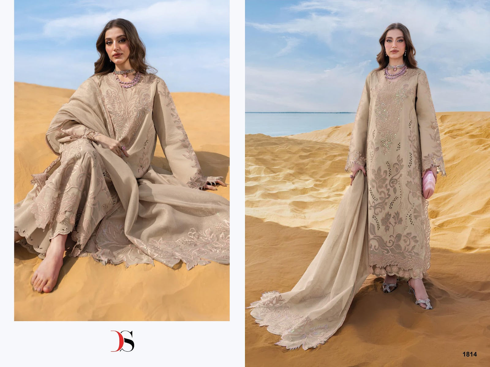 Rangrasiya 5 Deepsy Cotton Pakistani Patch Work Suits Manufacturer Ahmedabad