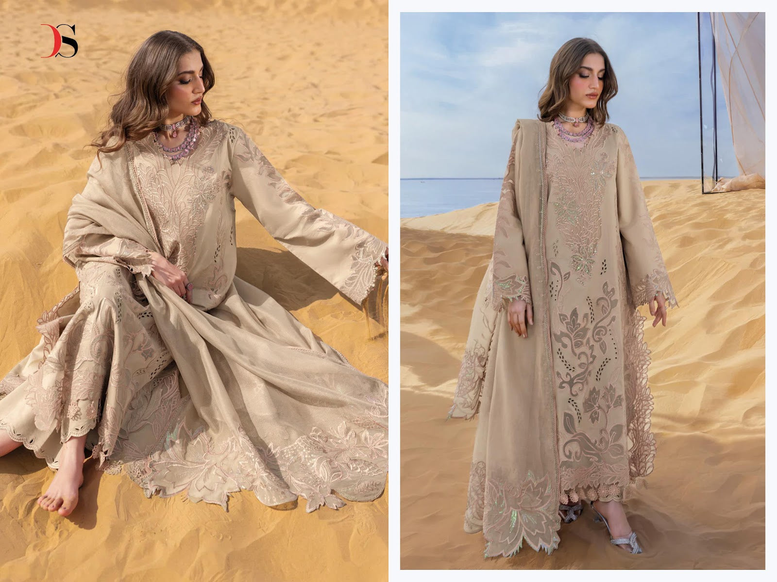 Rangrasiya 5 Deepsy Cotton Pakistani Patch Work Suits Manufacturer Ahmedabad