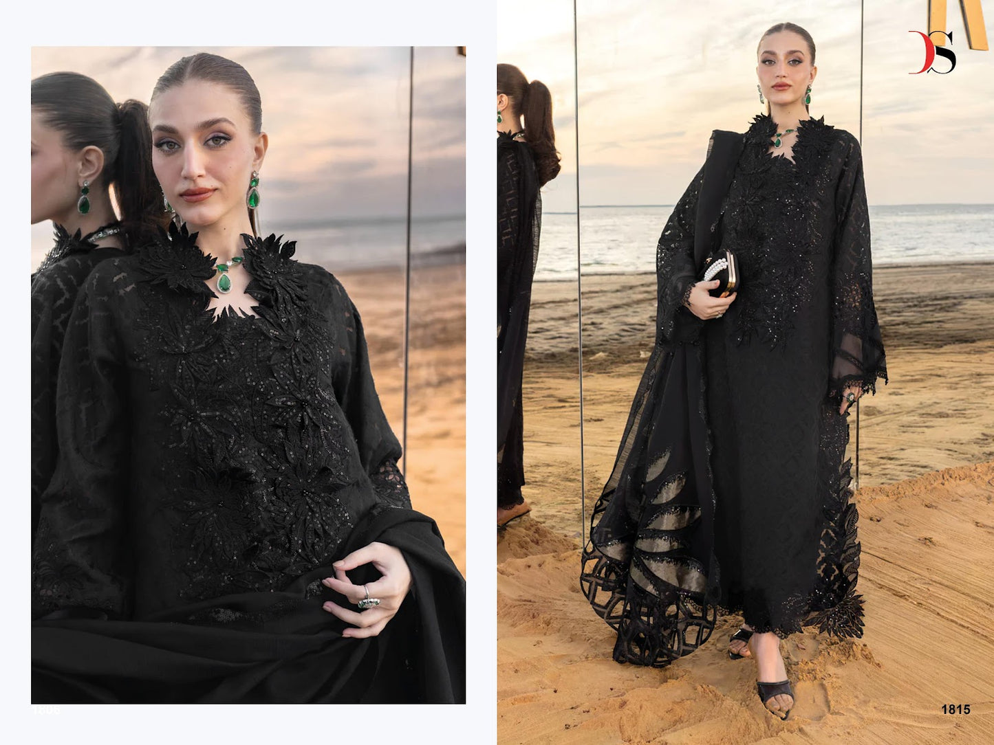 Rangrasiya 5 Deepsy Cotton Pakistani Patch Work Suits Manufacturer Ahmedabad