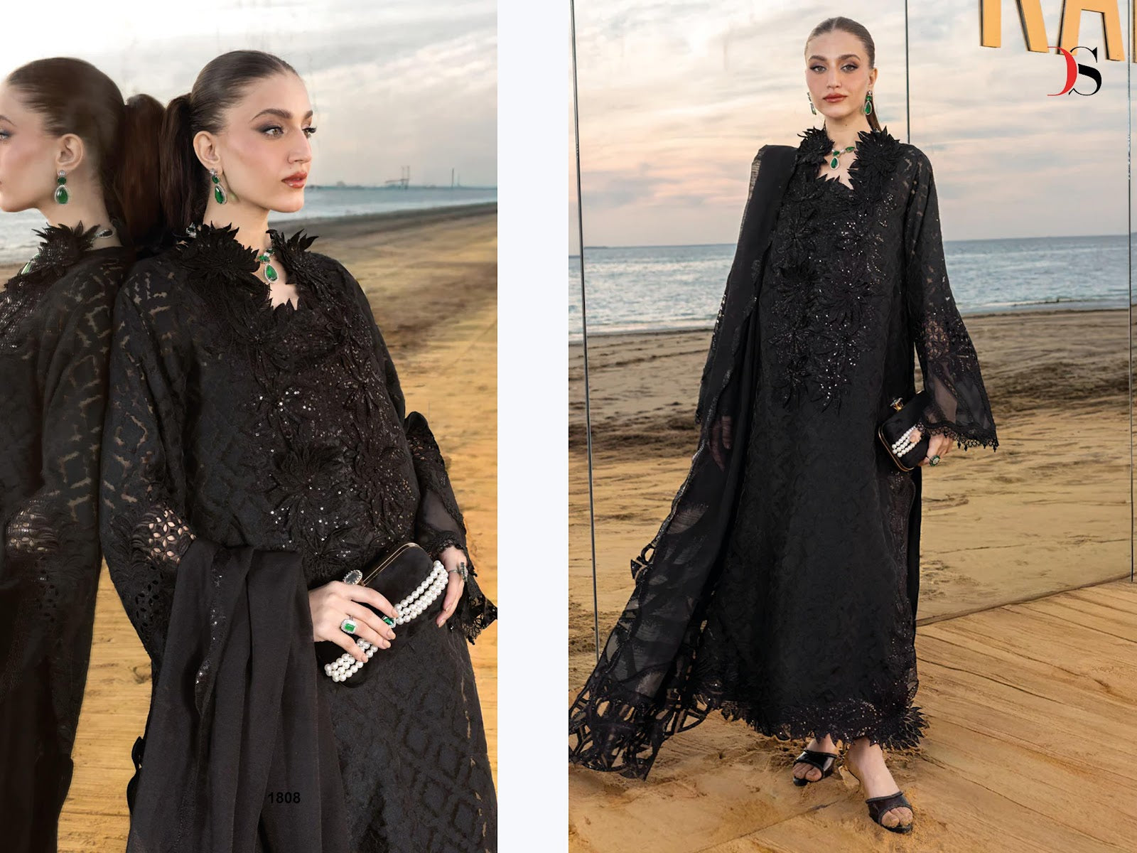 Rangrasiya 5 Deepsy Cotton Pakistani Patch Work Suits Manufacturer Ahmedabad