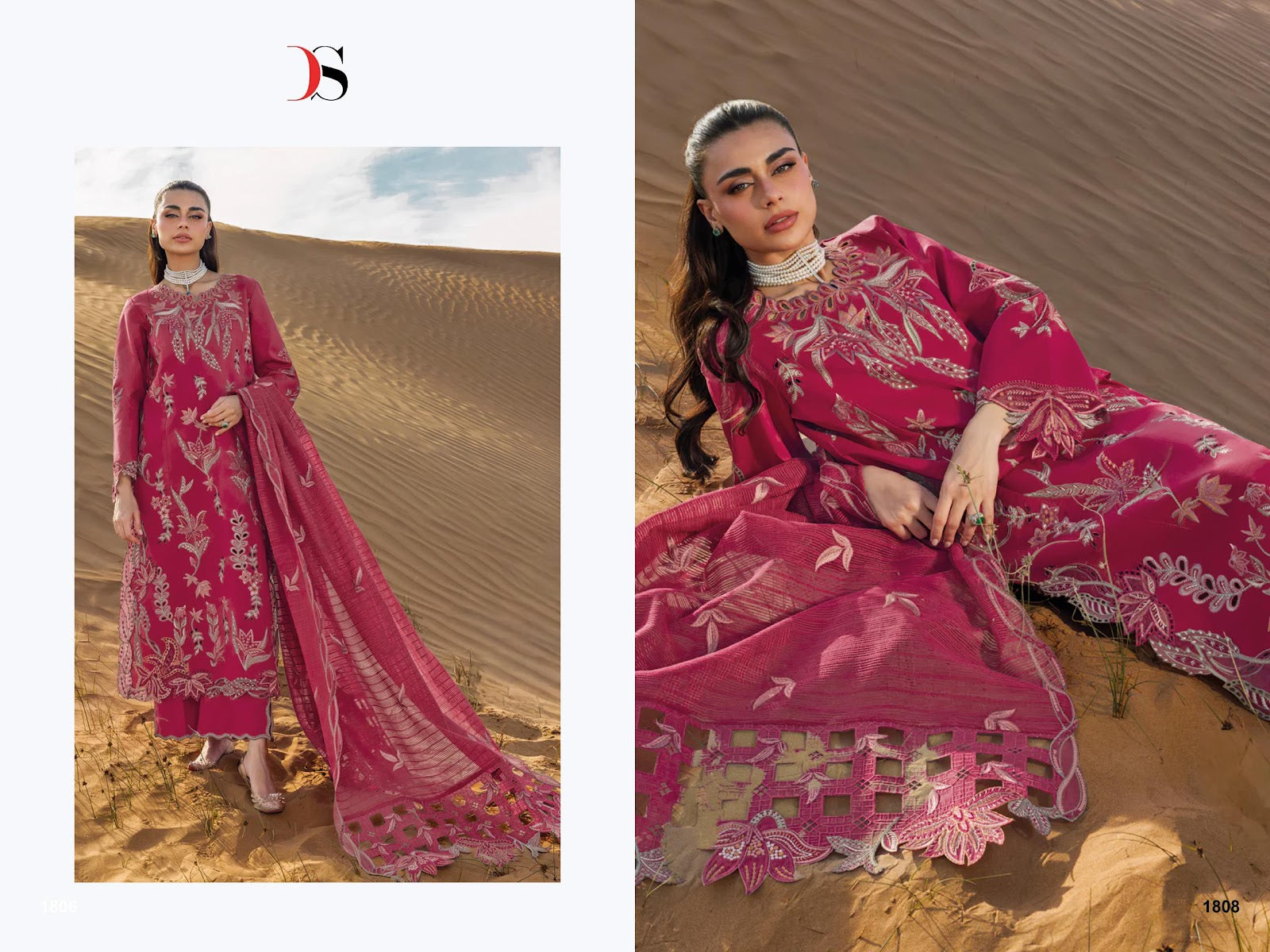 Rangrasiya 5 Deepsy Cotton Pakistani Patch Work Suits Manufacturer Ahmedabad