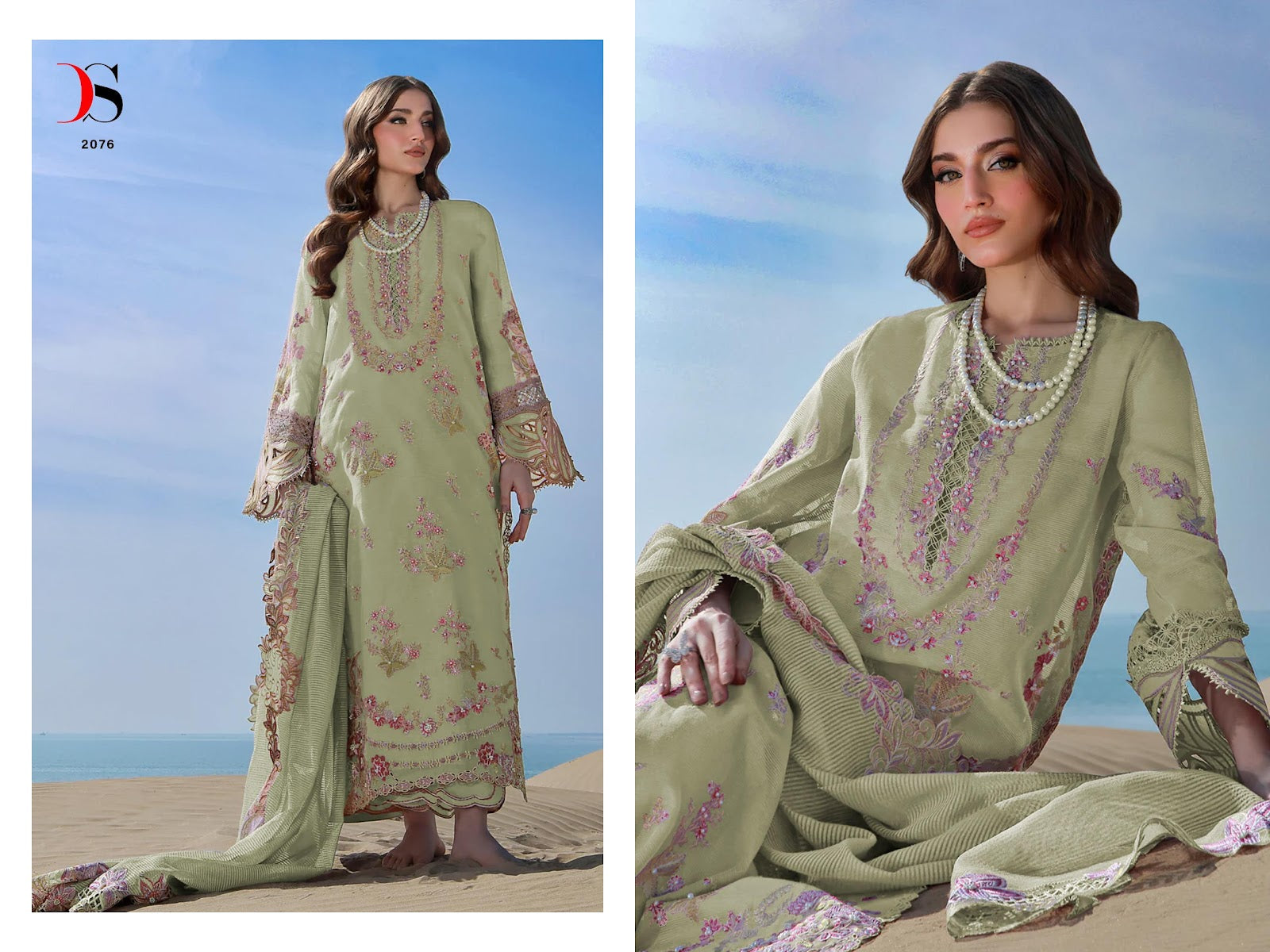 Rangrasiya 6 Deepsy Cotton Pakistani Patch Work Suits Supplier Ahmedabad