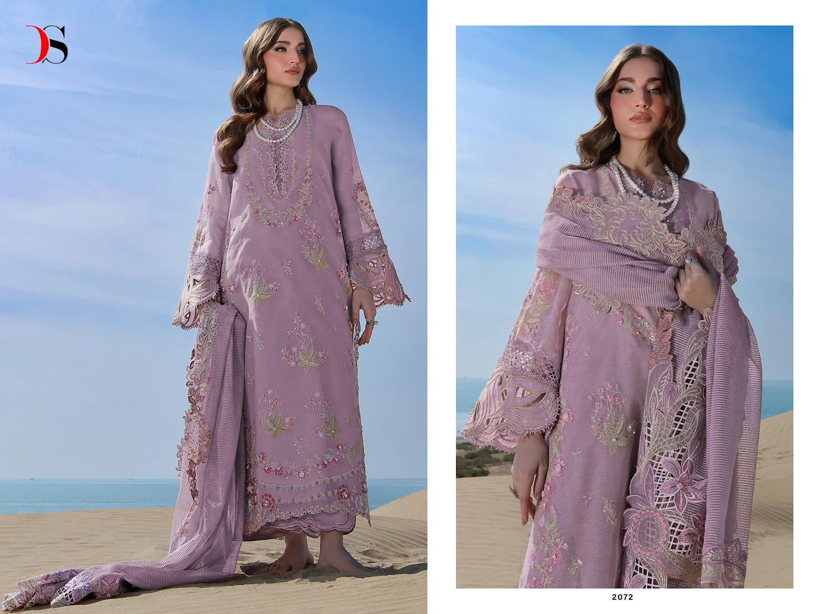 Rangrasiya 6 Deepsy Cotton Pakistani Patch Work Suits Supplier Ahmedabad
