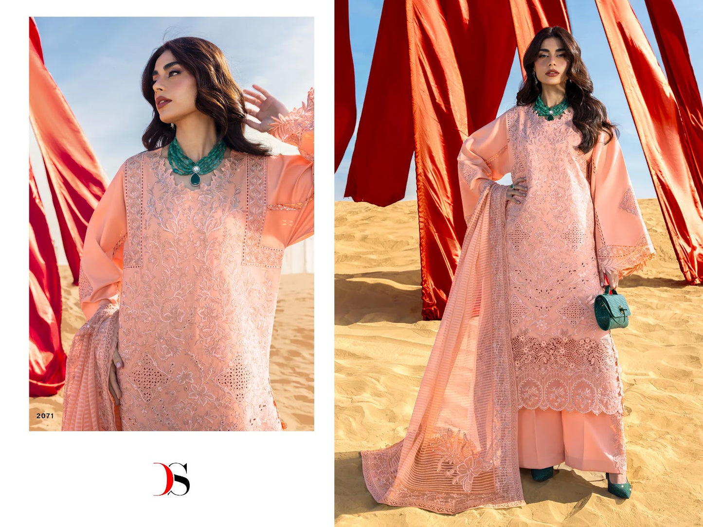 Rangrasiya 6 Deepsy Cotton Pakistani Patch Work Suits Supplier Ahmedabad