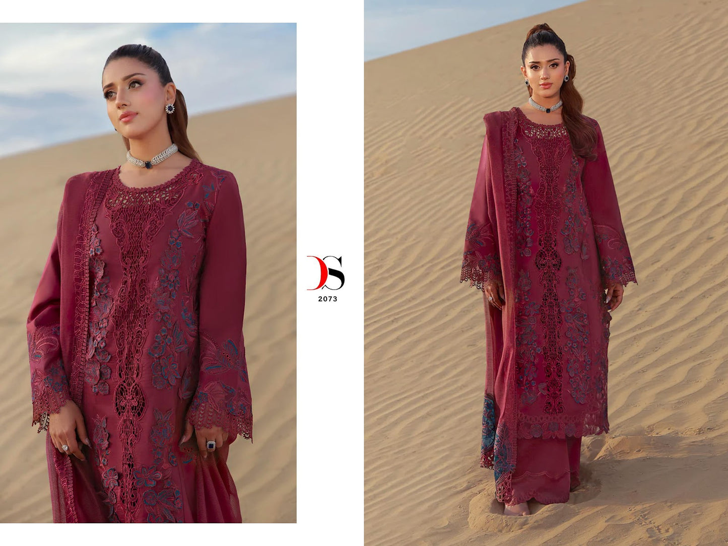 Rangrasiya 6 Deepsy Cotton Pakistani Patch Work Suits Supplier Ahmedabad