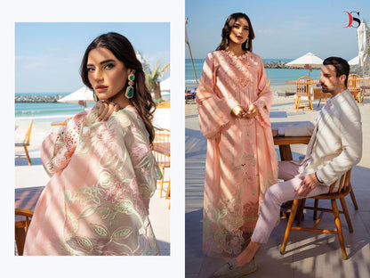Rangrasiya Premium Lawn 25-2 Deepsy Pure Cotton Pakistani Salwar Suits Wholesaler