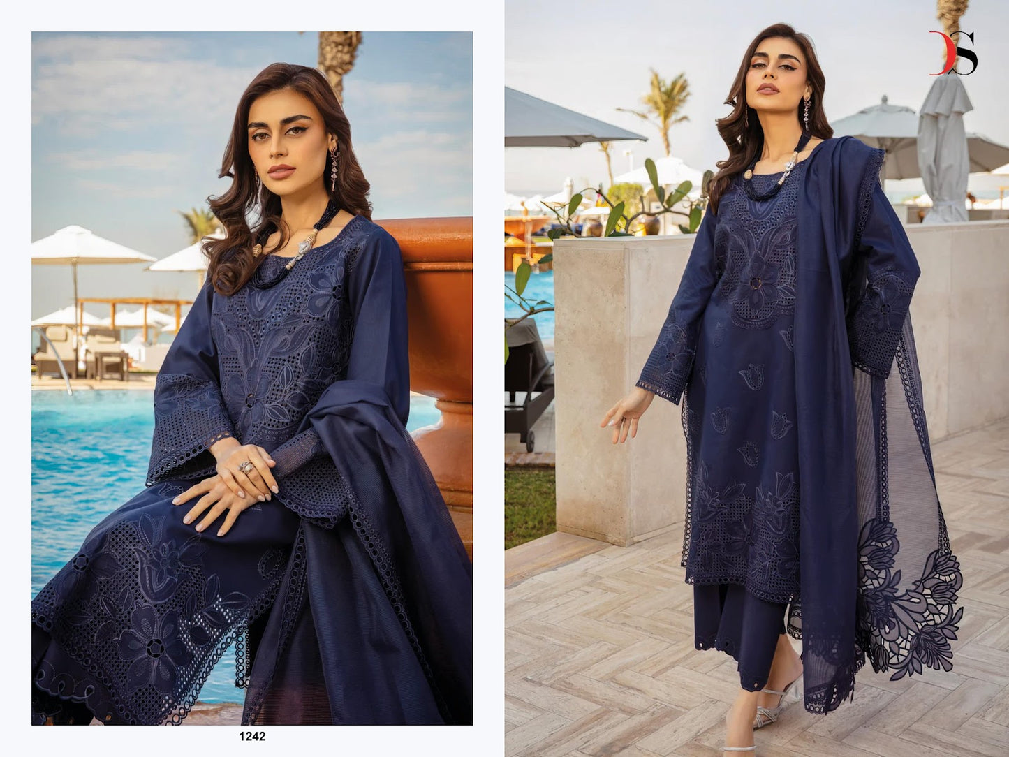 Rangrasiya Premium Lawn 25-2 Deepsy Pure Cotton Pakistani Salwar Suits Wholesaler
