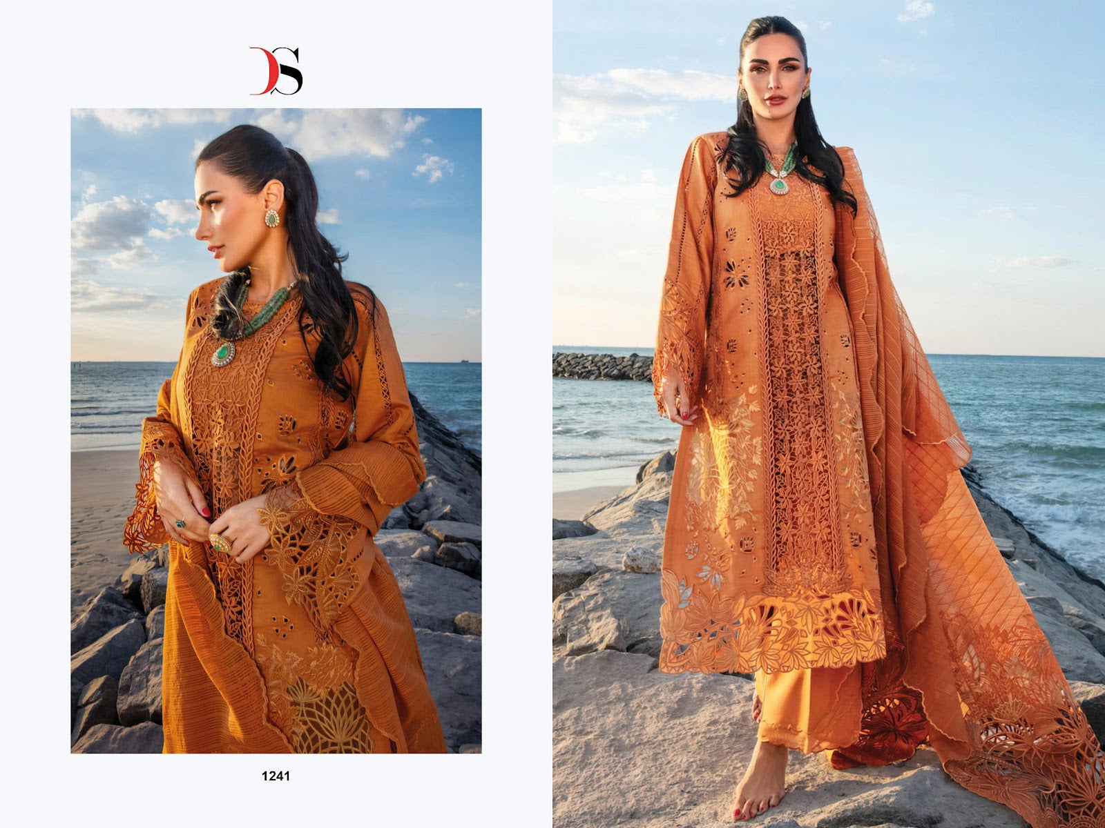 Rangrasiya Premium Lawn 25-2 Deepsy Pure Cotton Pakistani Salwar Suits Wholesaler