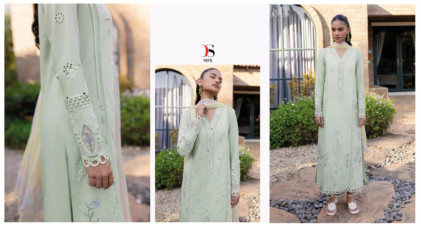 Rangrasiya Premium Lawn 25 Deepsy Pure Cotton Pakistani Patch Work Suits Wholesale