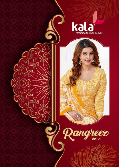 Rangreez Vol 1 Kala Cotton Dress Material Supplier Gujarat